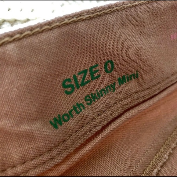 Lilly Pulitzer US 0 Shimmer Rose Gold Skinny Jeans - Picture 4 of 4